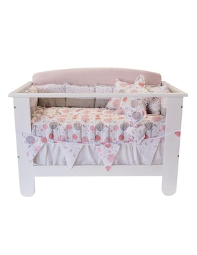 Juego de cuna Titi Muebles Planetas para bebé niña 9 piezas