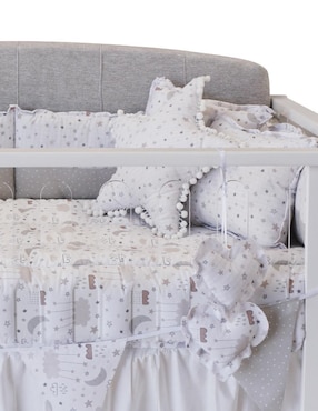 Juego de cuna Titi Muebles Lluvia para bebé niño 9 piezas