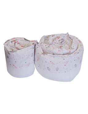 Juego de cuna Titi Muebles Lluvia para bebé niña 9 piezas