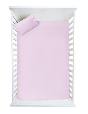 Sábanas Chiquimundo Ultrasoft Cama Cuna Corral Rosa