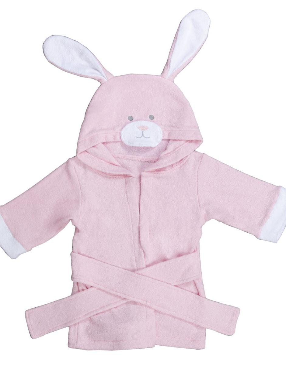 Bata de baño con gorro para bebé niña Bata de baño con gorro para bebé niña