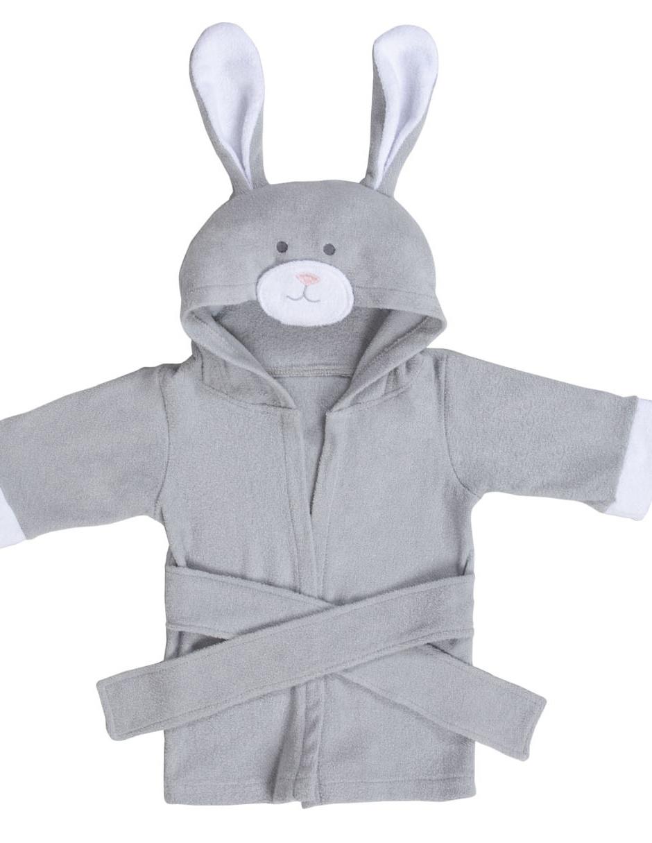 Bata de baño con gorro para bebé niño