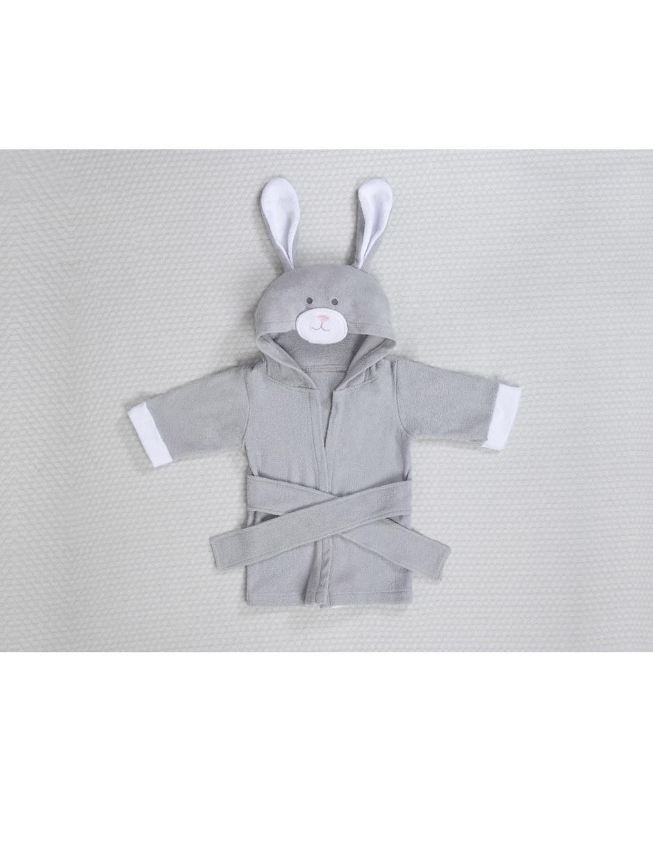 Bata de baño con gorro para bebé niño 5