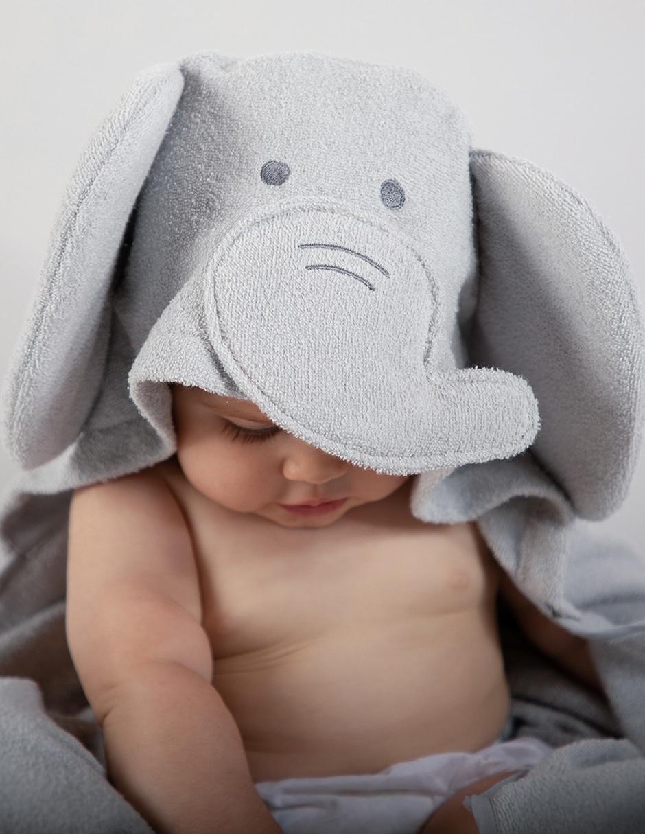 Toalla Elefante gris 2