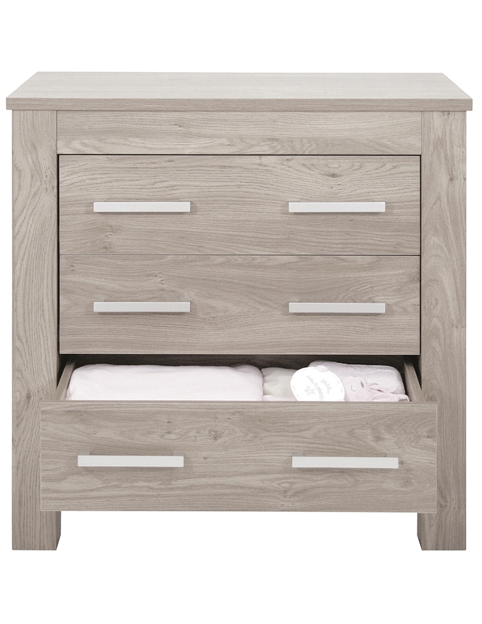 Cómoda con cambiador Bordeaux de MDF 2