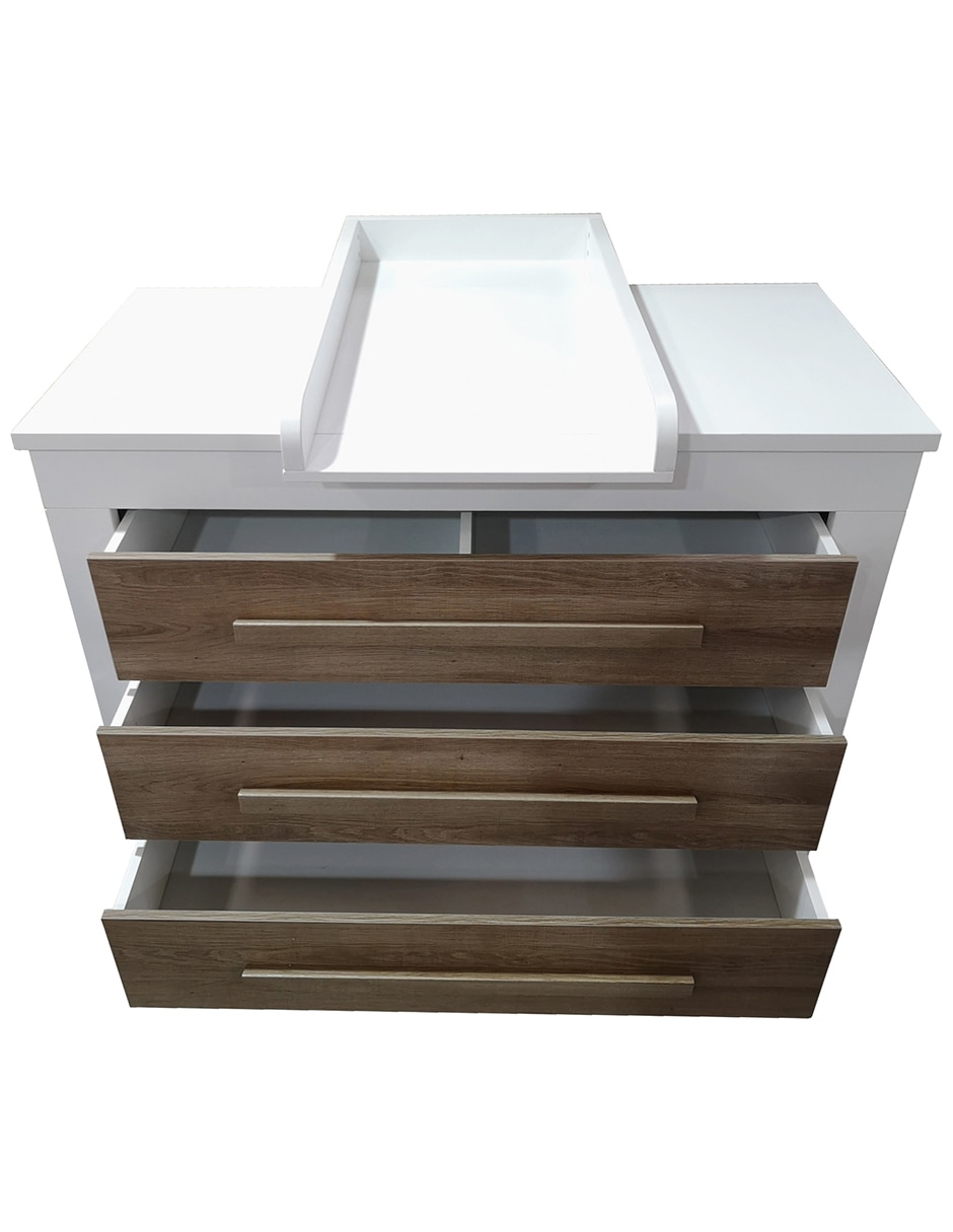 Cómoda con cambiador Parma de MDF 3