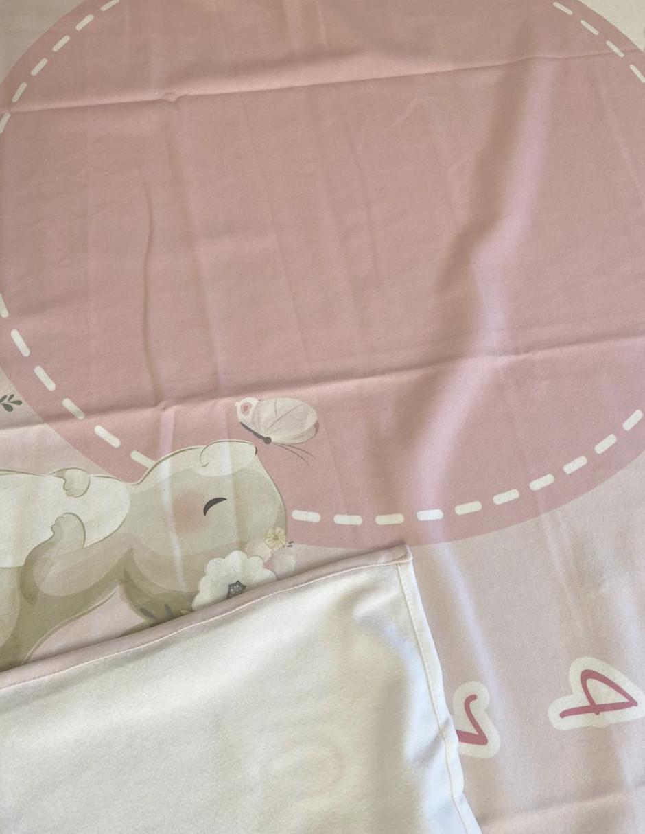 Cobija de tejido plano De Conteo Mensual para bebé niña 3