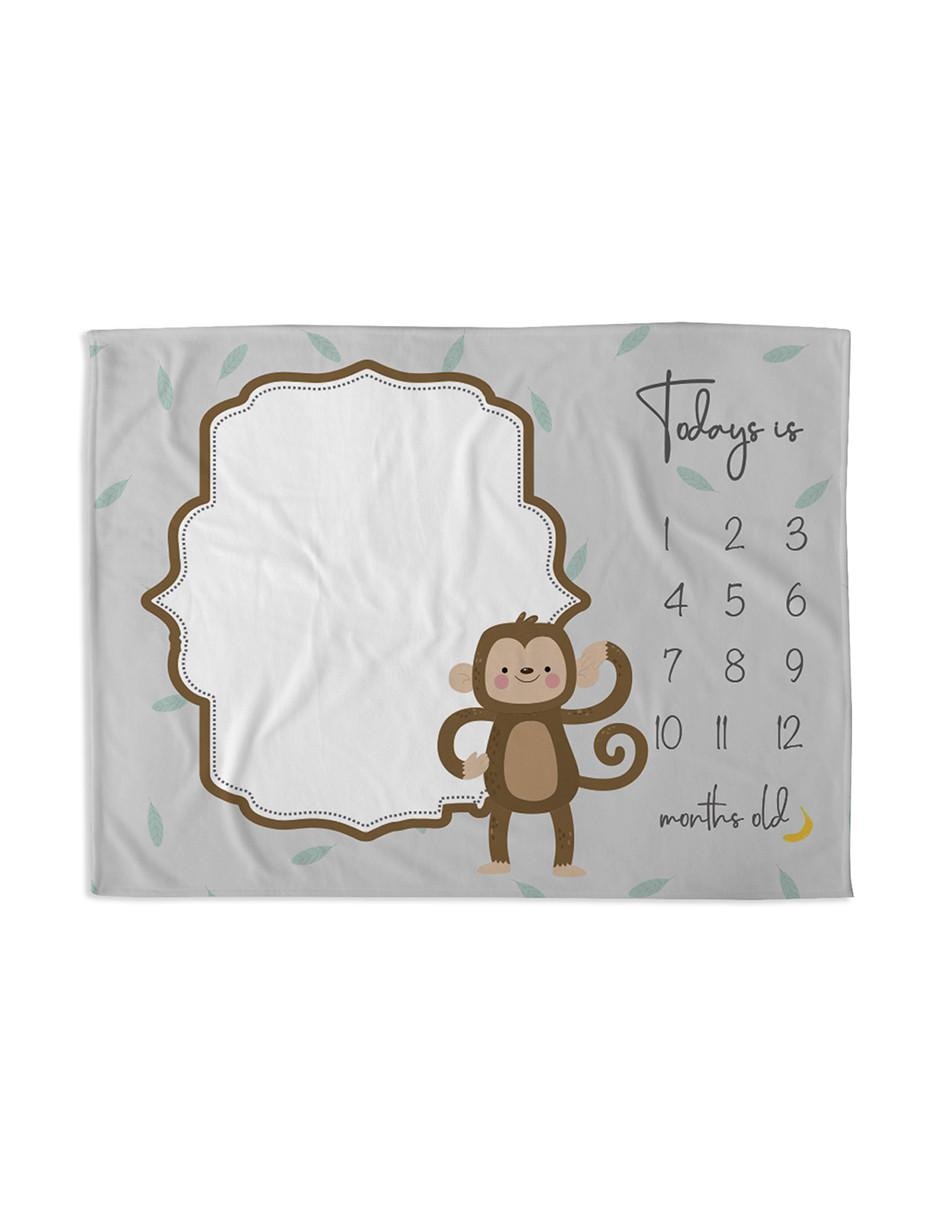 Cobija de tejido plano De Conteo Mensual unisex