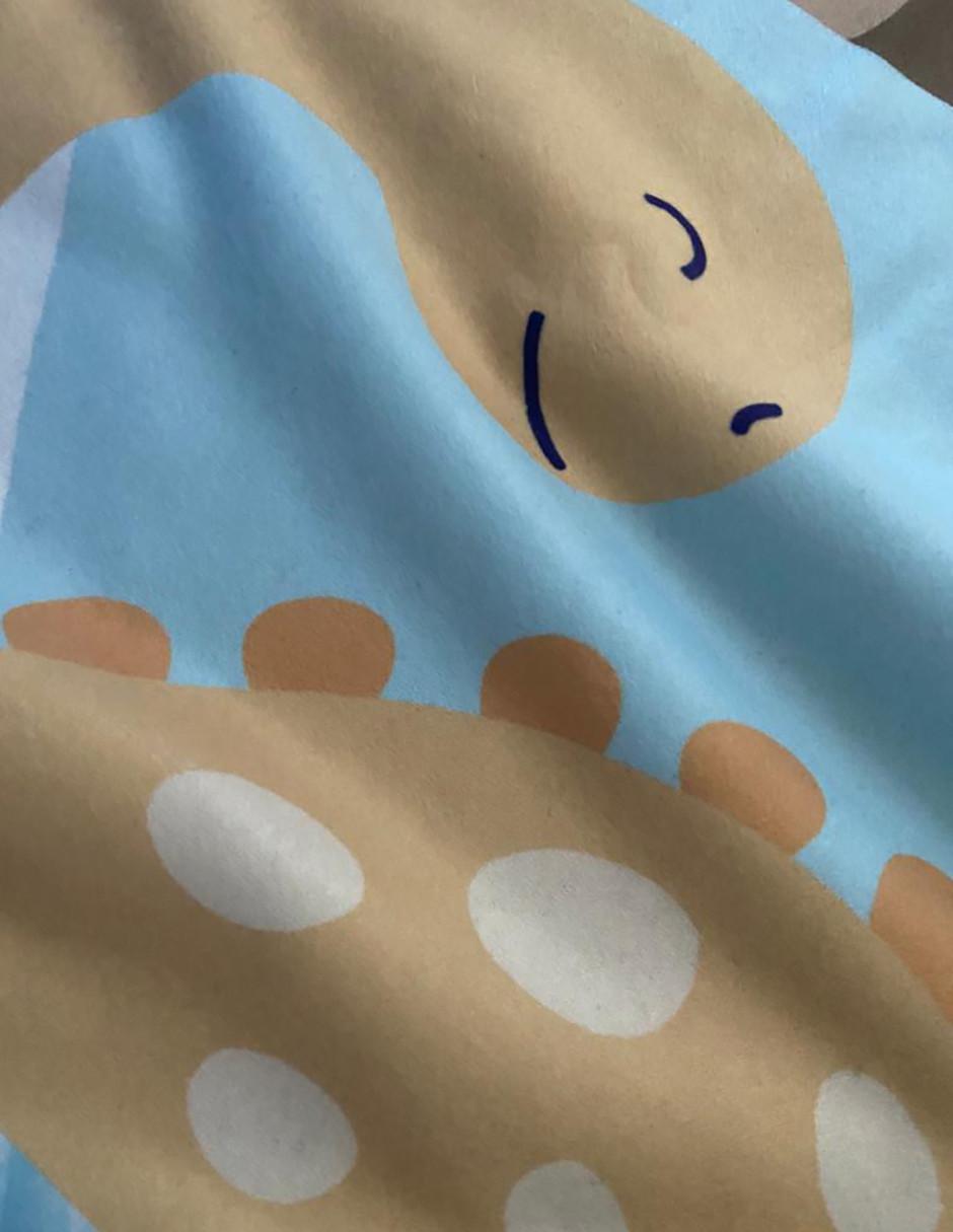 Cobija de tejido plano De Conteo Mensual para bebé niño 2