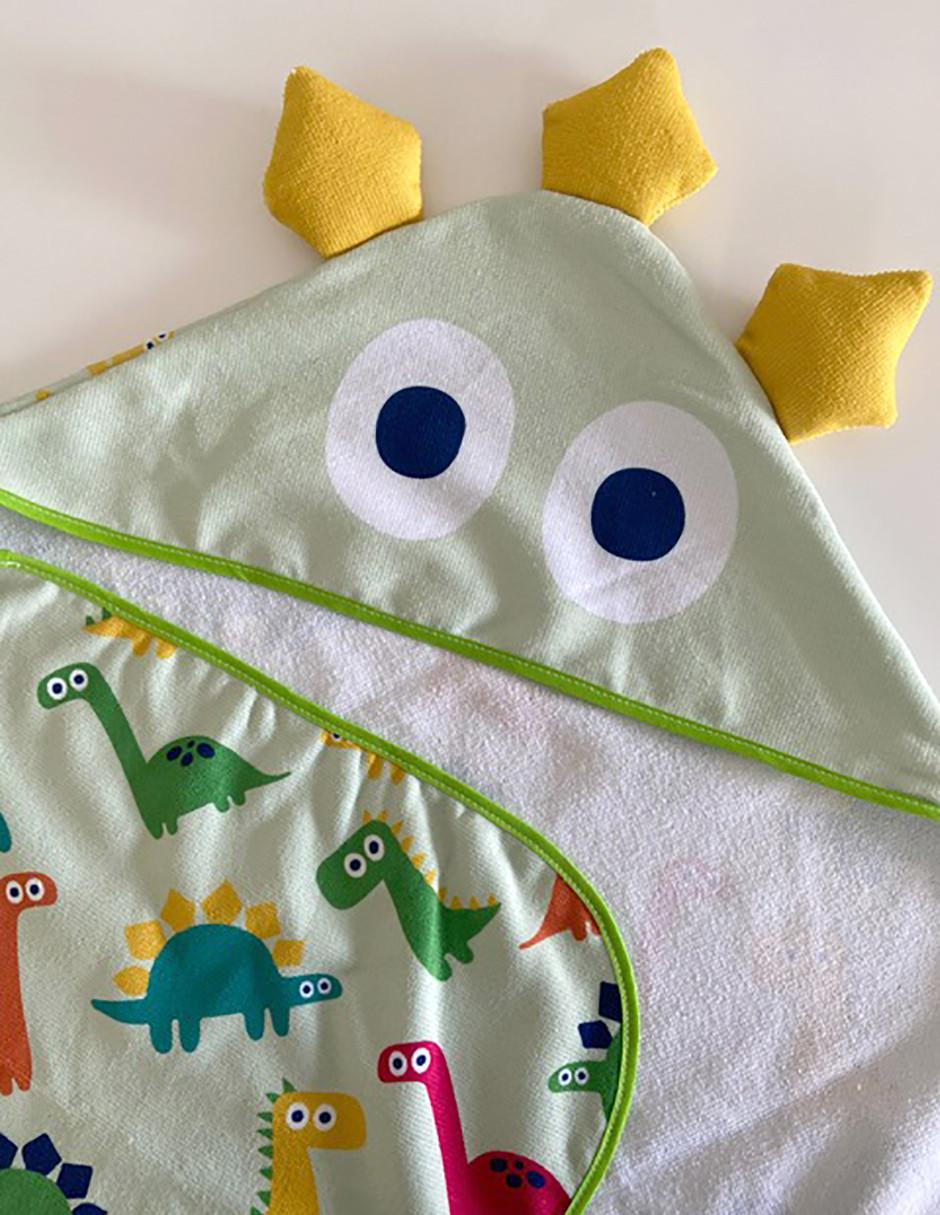 Toalla con Capucha Dinosaurios 2