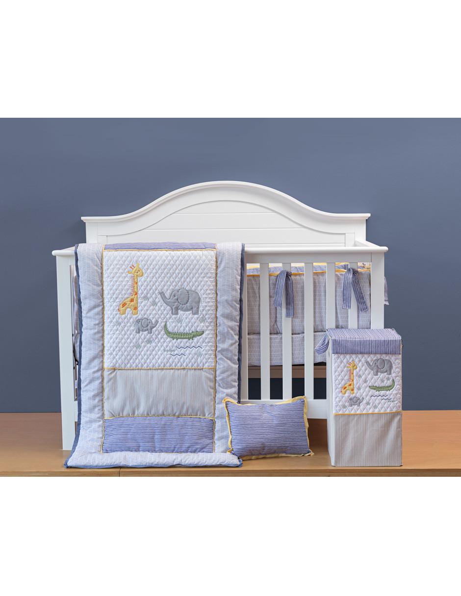 Juego de cuna Selva infantil unisex 4 piezas
