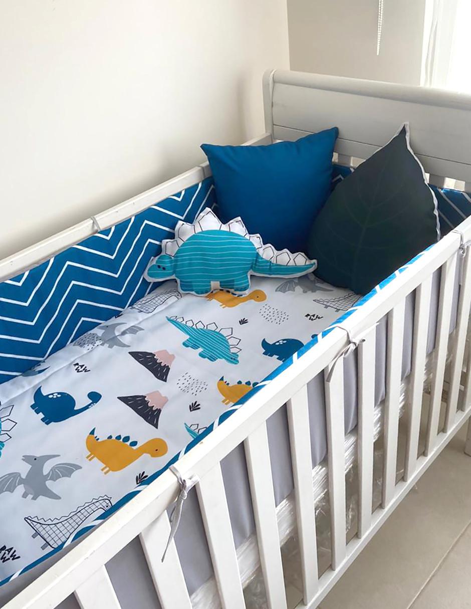 Juego de cuna Dinosaurios infantil unisex 6 piezas