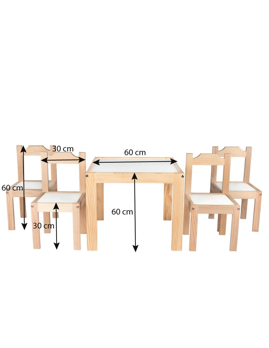 Set de mesa infantil Montessori de 5 piezas 4