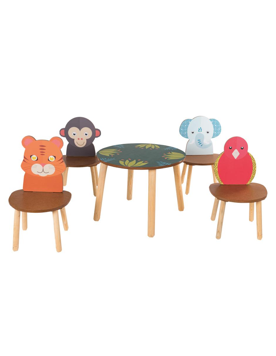 Set de mesa infantil Montessori de 5 piezas 2