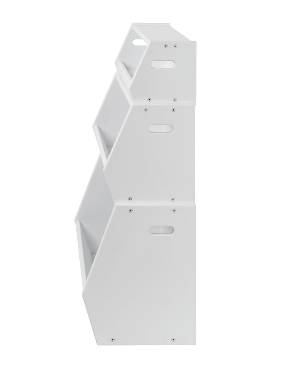 Jugueteros modulares modernos de madera blancos 3