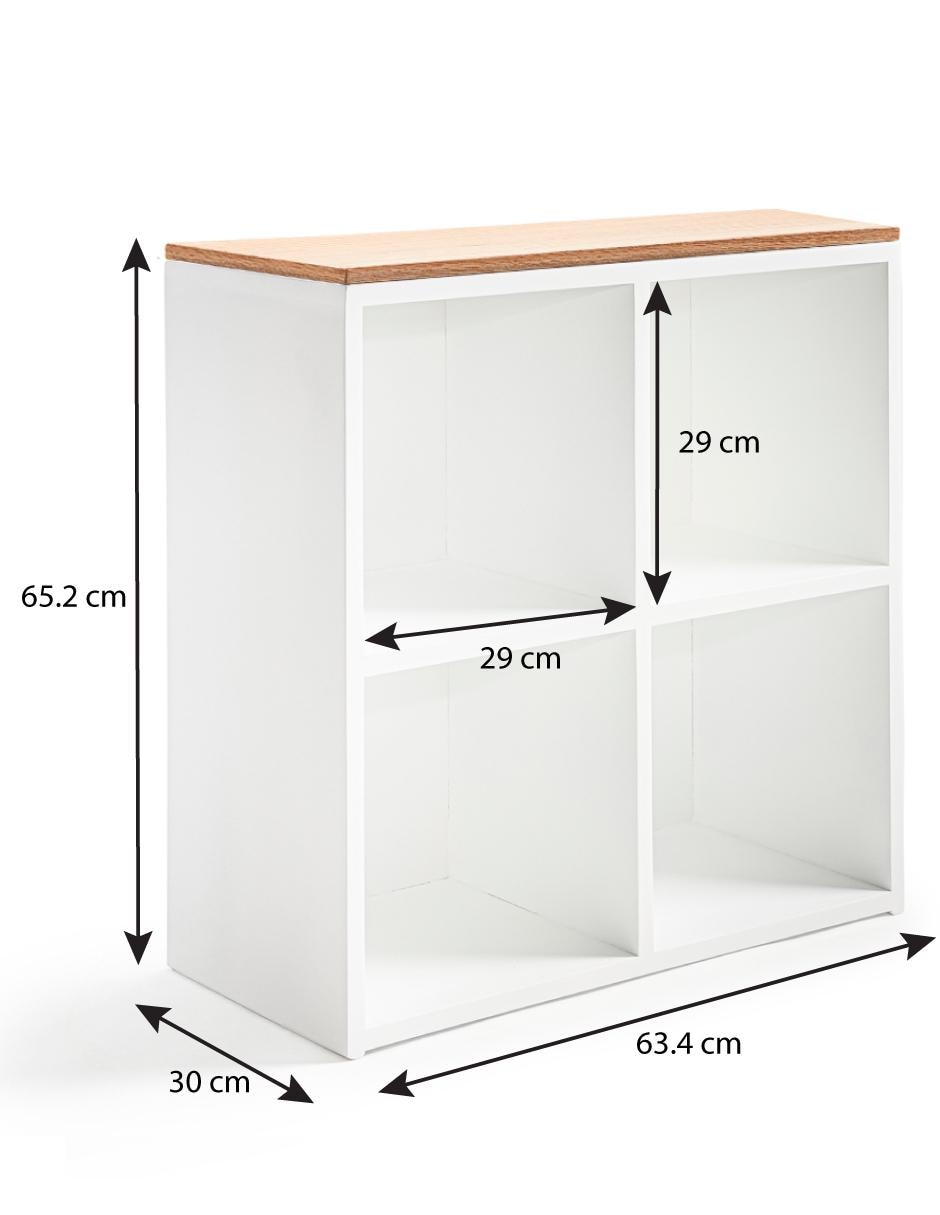 Estantería en madera para canastas 4