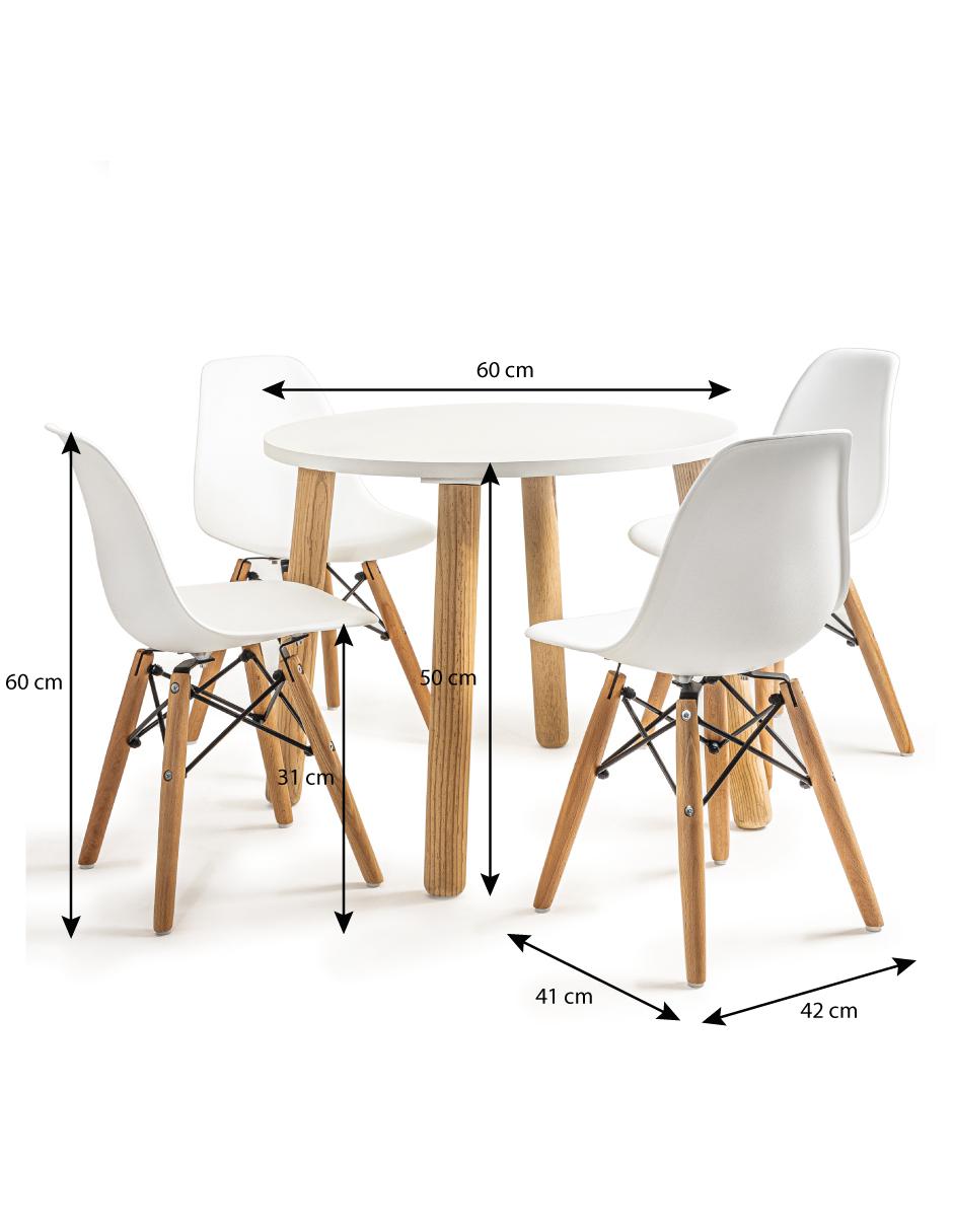 Set de mesa infantil Montessori de 5 piezas 4