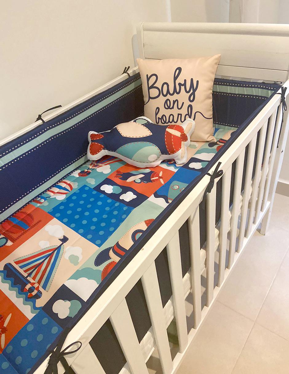 Juego de cuna infantil unisex 5 piezas