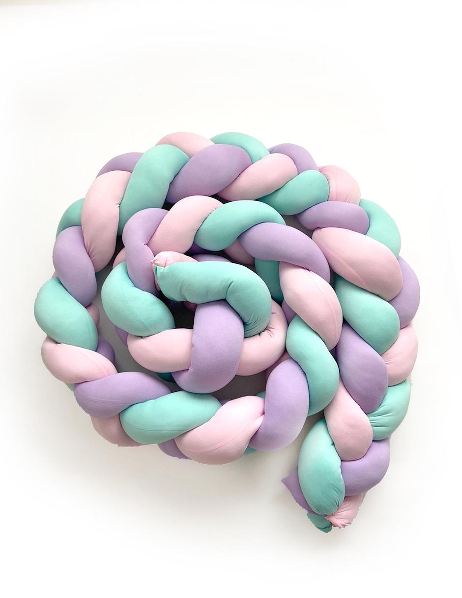 Juego de cuna Nubes para bebé niña 5 piezas 4