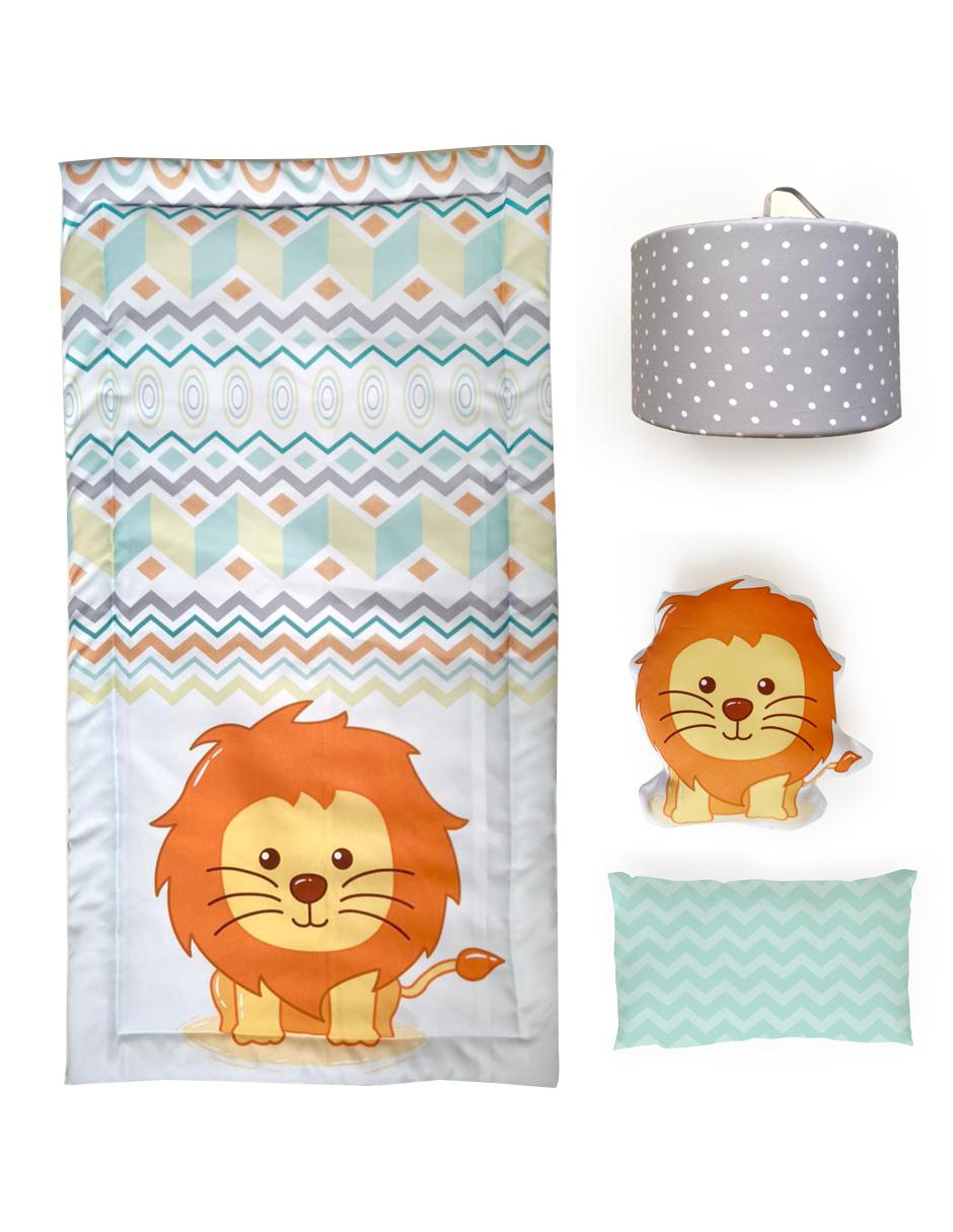 Juego de cuna León infantil unisex 5 piezas 3