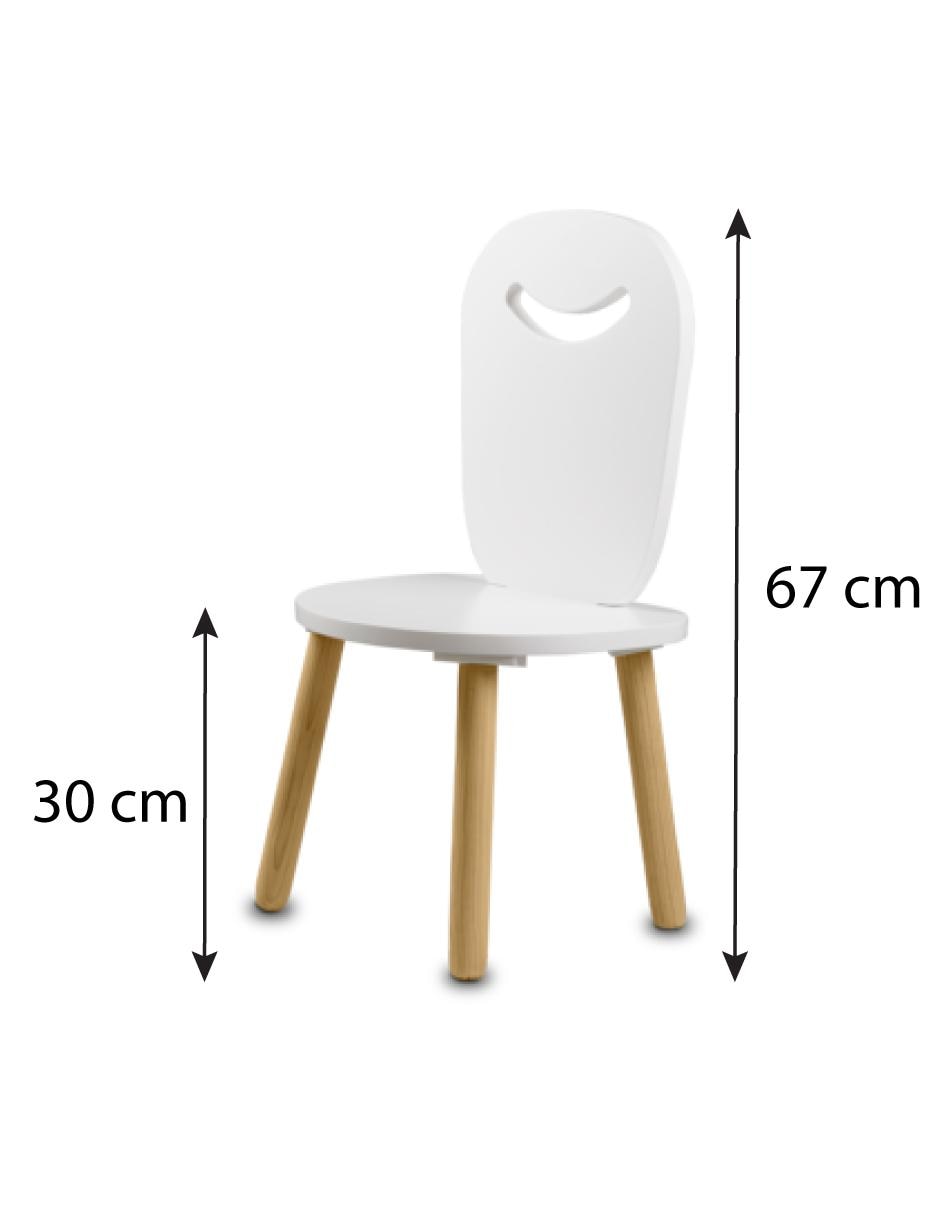 Silla moderna de madera para niños Duduk
