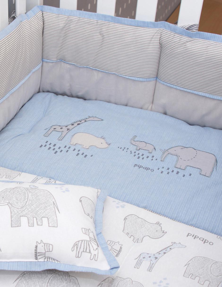 Juego de cuna Selva para bebé niño 4 piezas 3