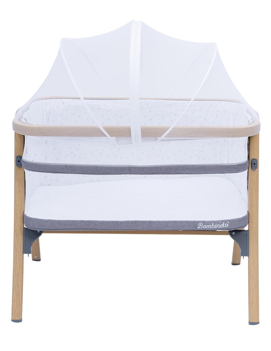 Cuna colecho Bambineto Wabi Sabi con mosquitero