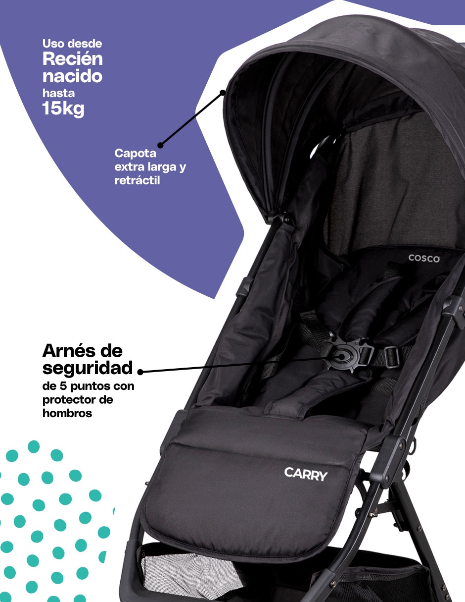 Carriola ultracompacta Carry plegable 4