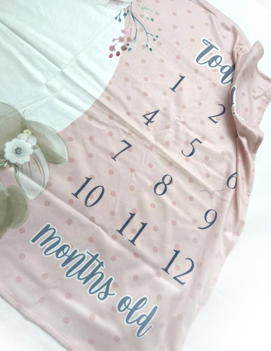 Cobija de tejido plano para bebé niña 3