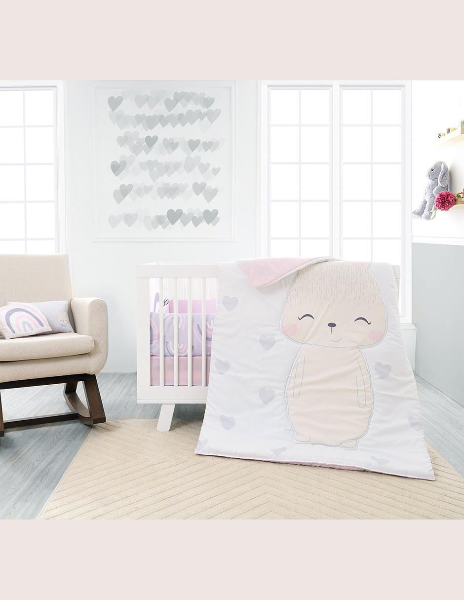 Juego de cuna para bebé niña 6 piezas 3