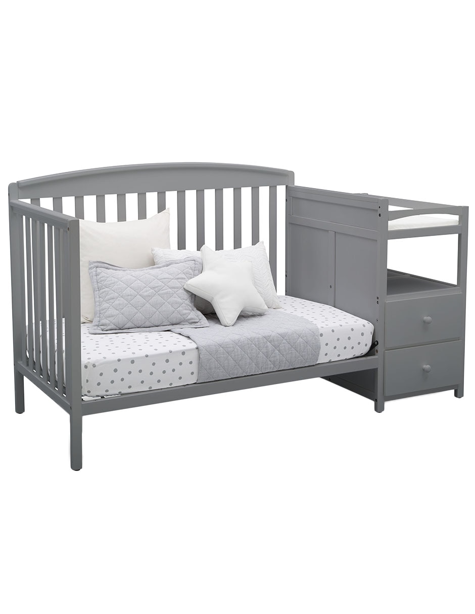 CUNA CONVERTIBLE R, .70 X 1.30 M, GRIS