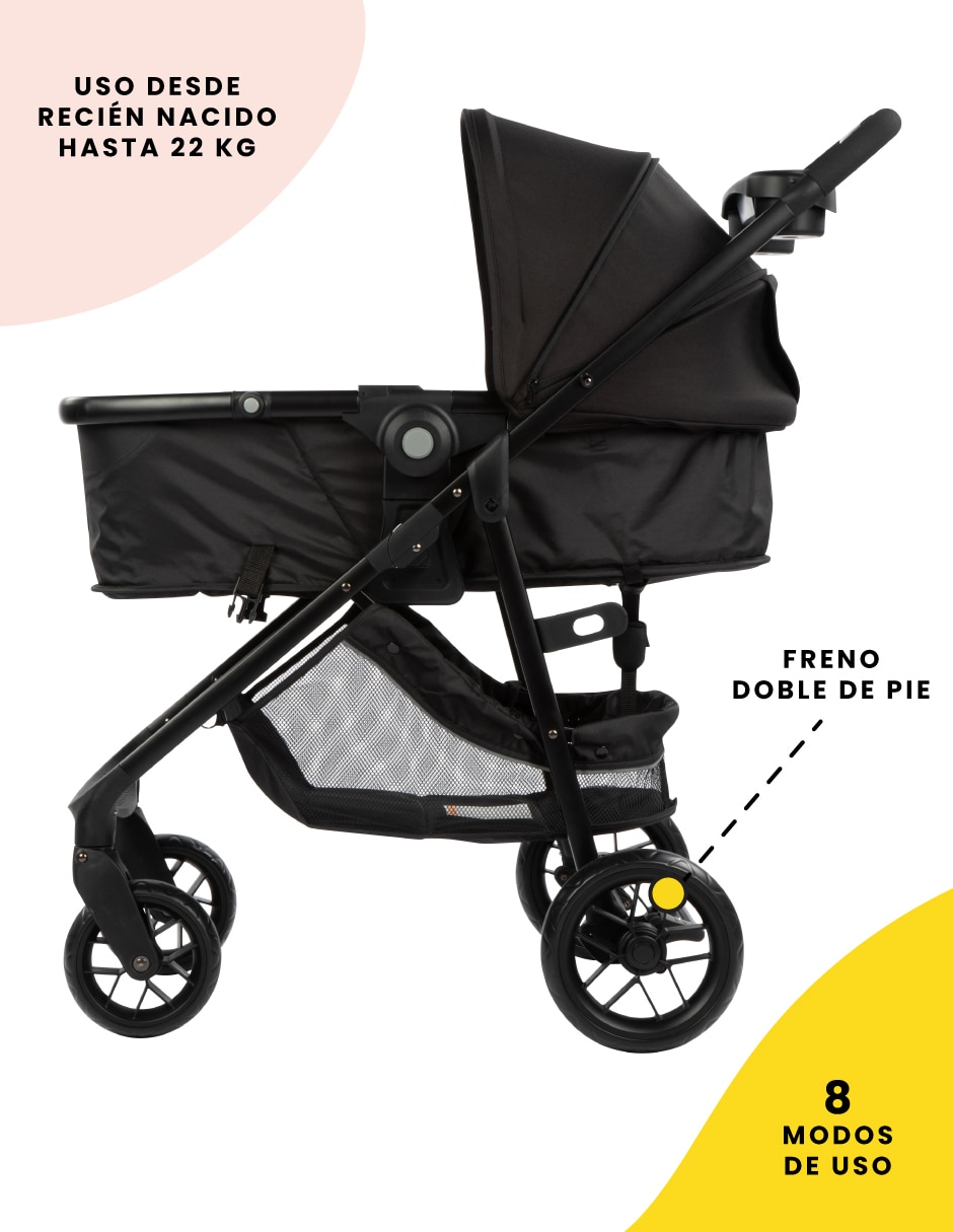Carriola travel system Grow & Go Flex plegable 4