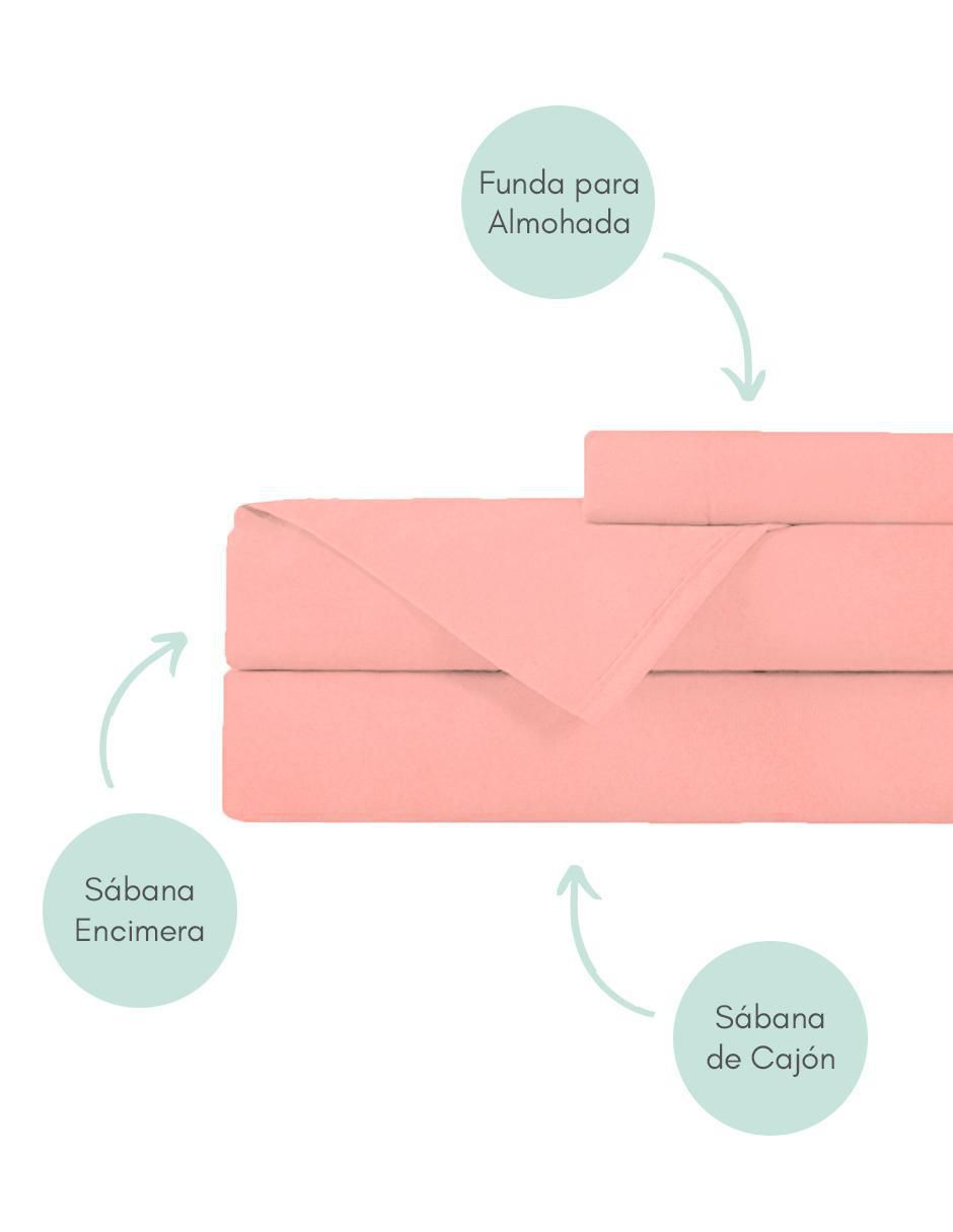 Juego de sábanas de microfibra 250 hilos 2