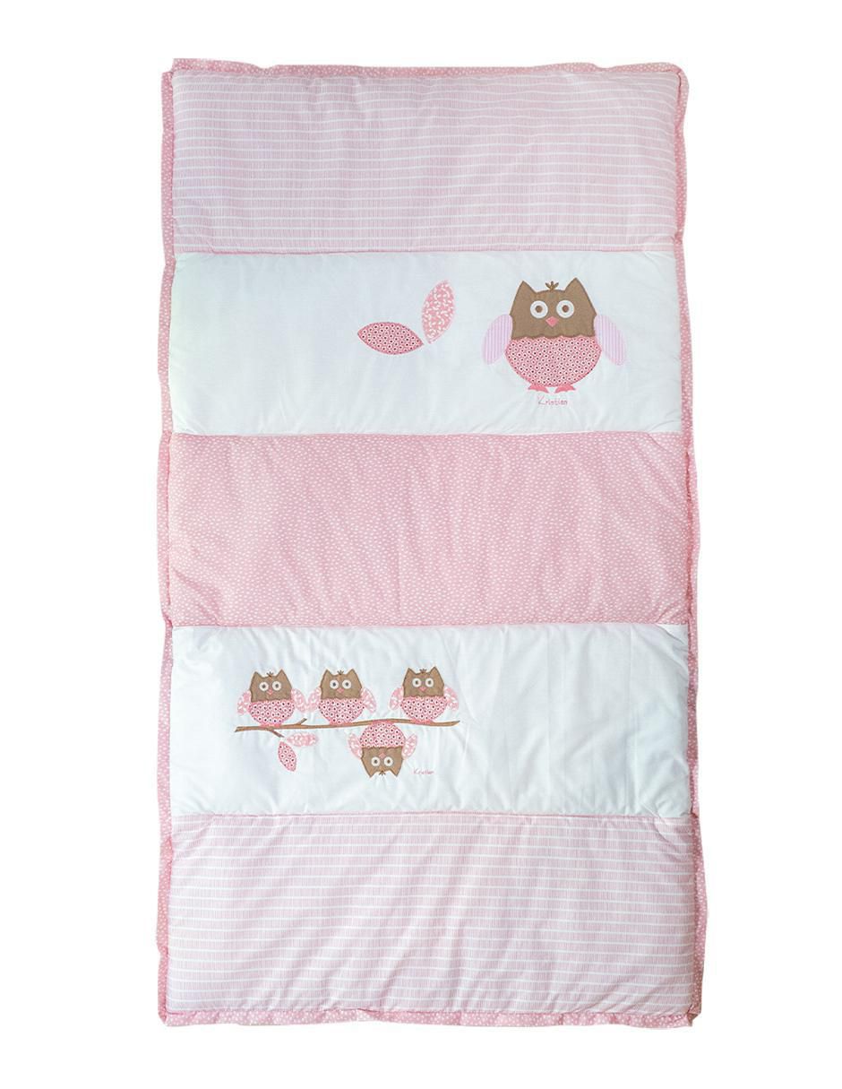 Juego de cuna Búhos para bebé niña 4 piezas 5