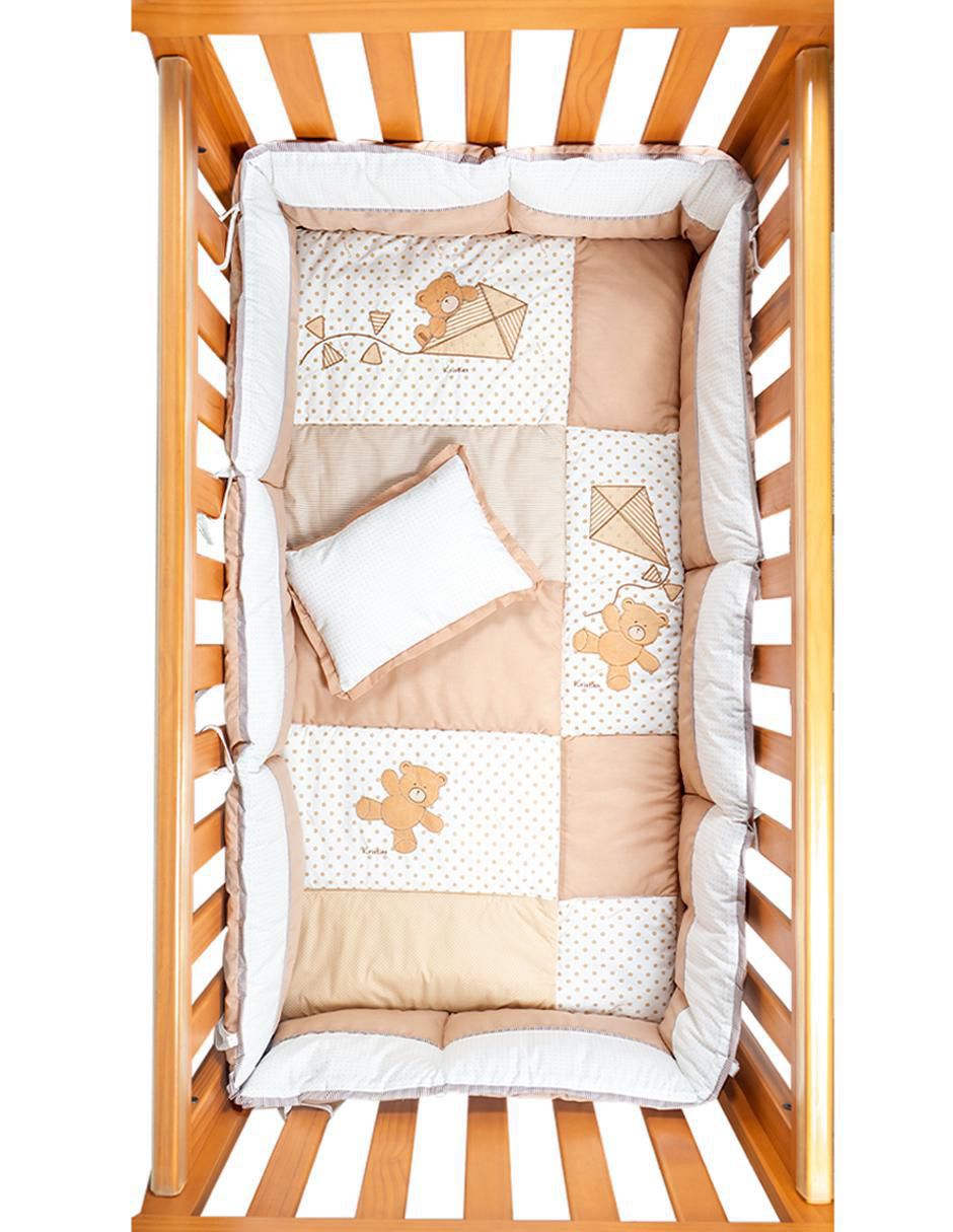 Juego de cuna Oso Papalote infantil unisex 4 piezas 3