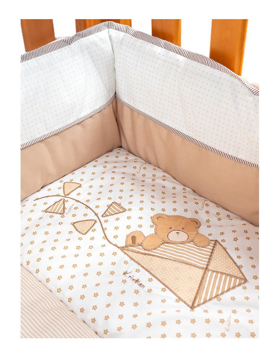 Juego de cuna Oso Papalote infantil unisex 4 piezas 4