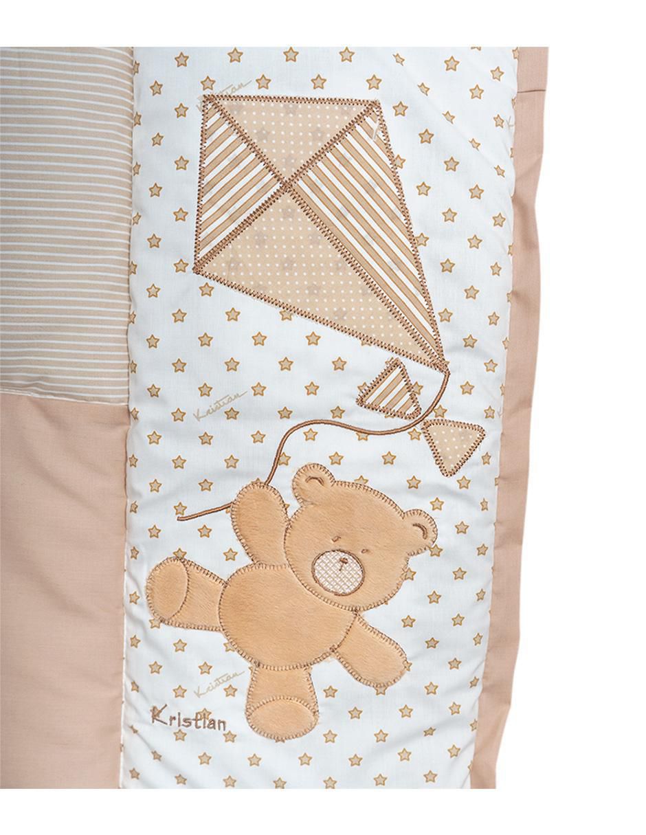 Juego de cuna Oso Papalote infantil unisex 4 piezas 7
