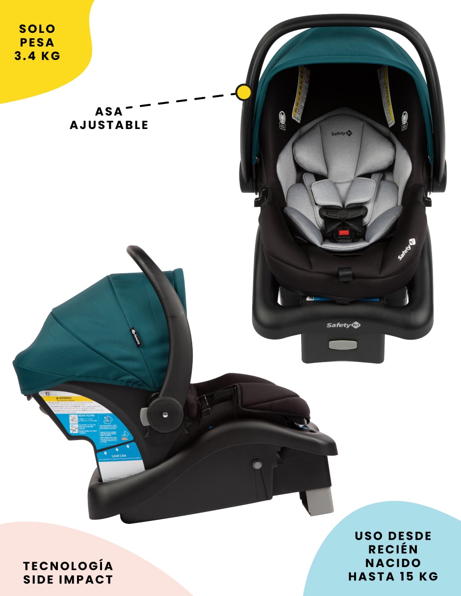 Carriola travel system plegable 3