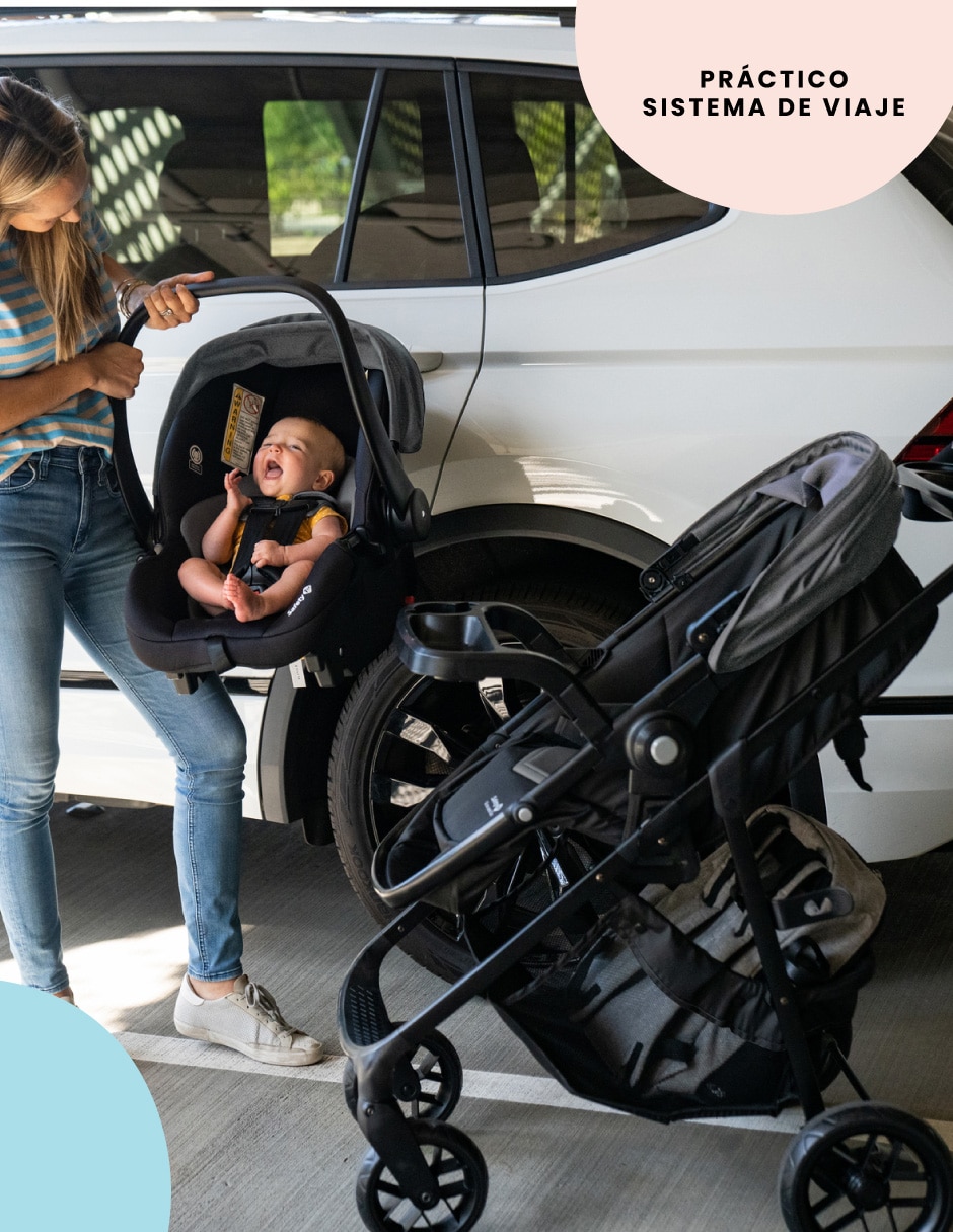 CARRIOLA TRAVEL SYSTEM TR, GRIS OXFORD
