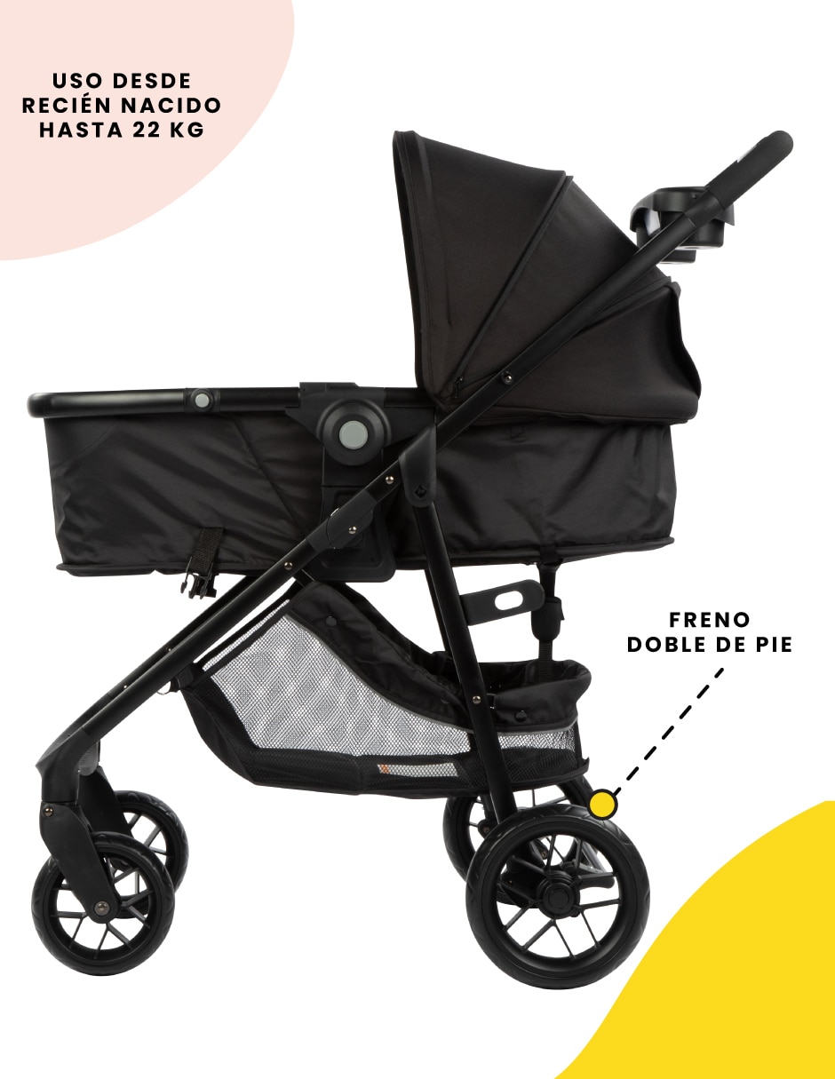 CARRIOLA TRAVEL SYSTEM TR, GRIS OXFORD