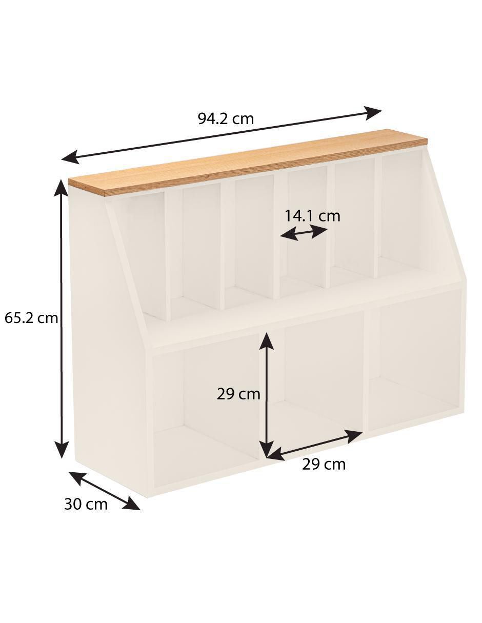 Librero Montessori de MDF 4
