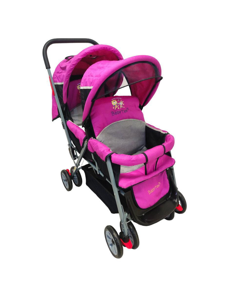 Carriola doble plegable 2