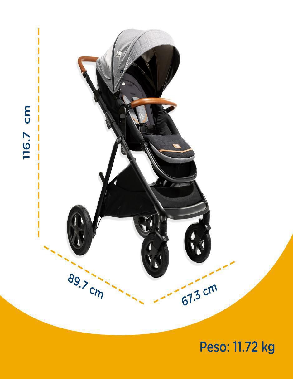 Carriola estándar Aeria plegable 9
