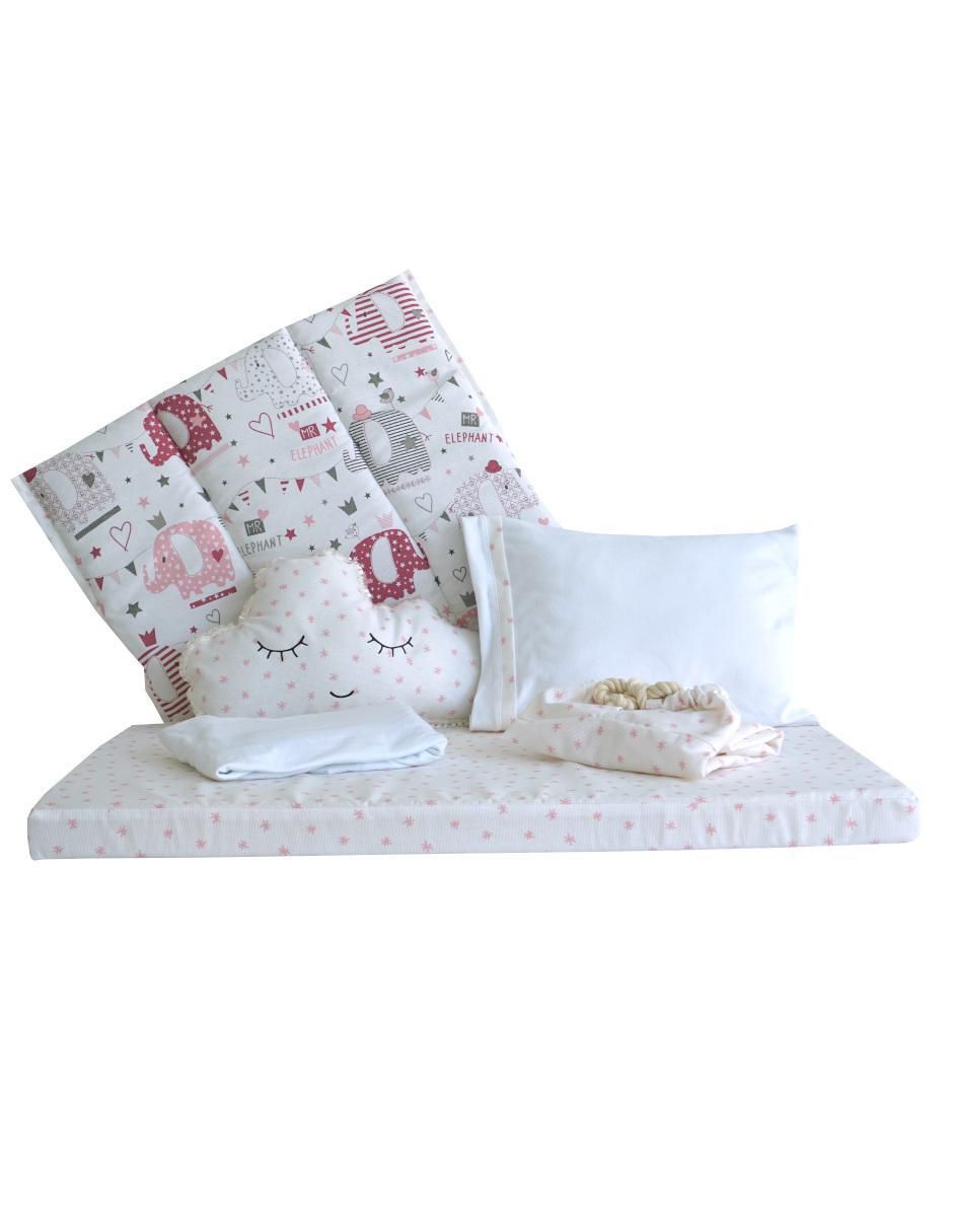 Juego de cuna Elefantes infantil unisex 6 piezas 2
