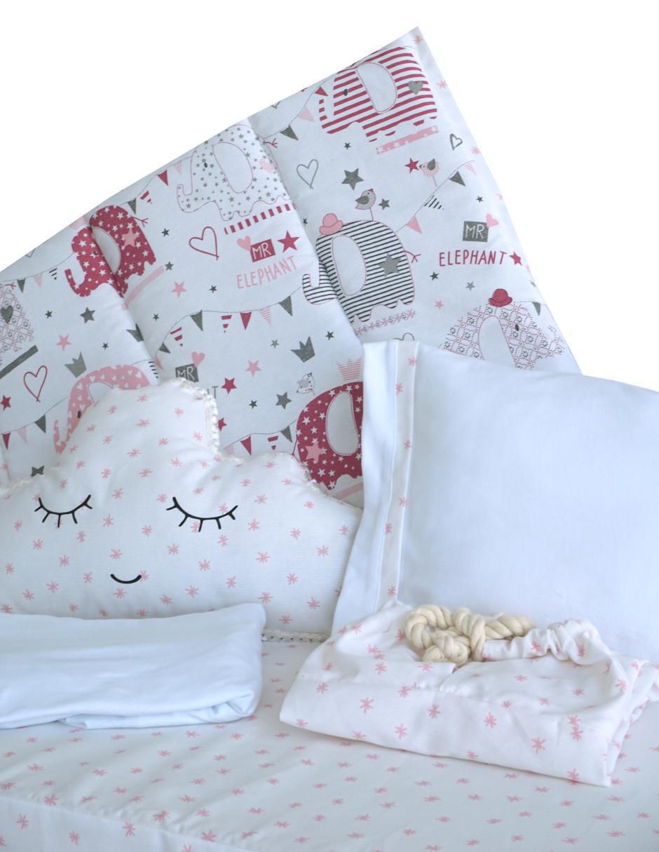 Juego de cuna Elefantes infantil unisex 6 piezas 3