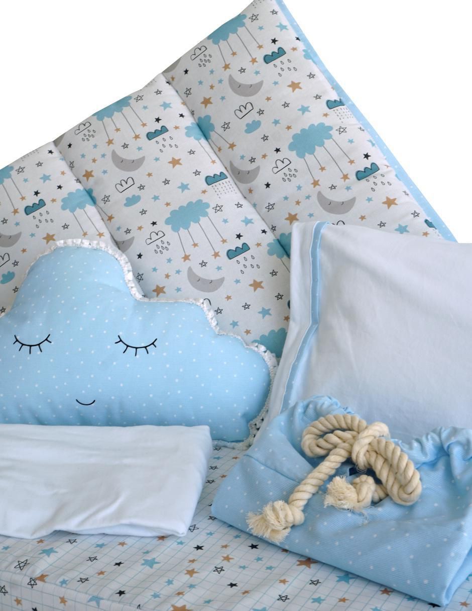 Juego de cuna Lluvia infantil unisex 6 piezas 2