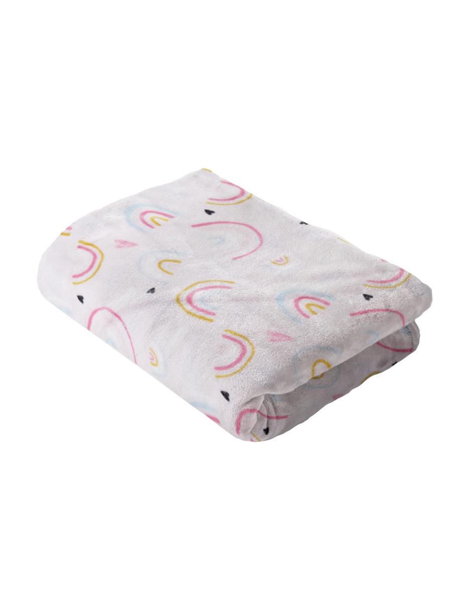 Cobertor estampado arcoiris