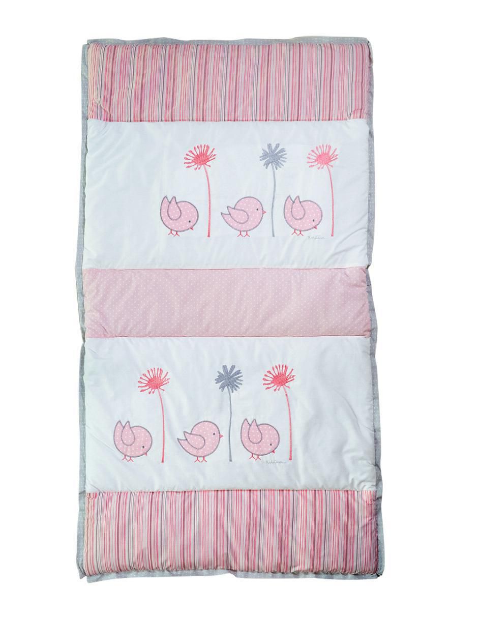 Juego de cuna Pajaritos para bebé niña 3 piezas 2