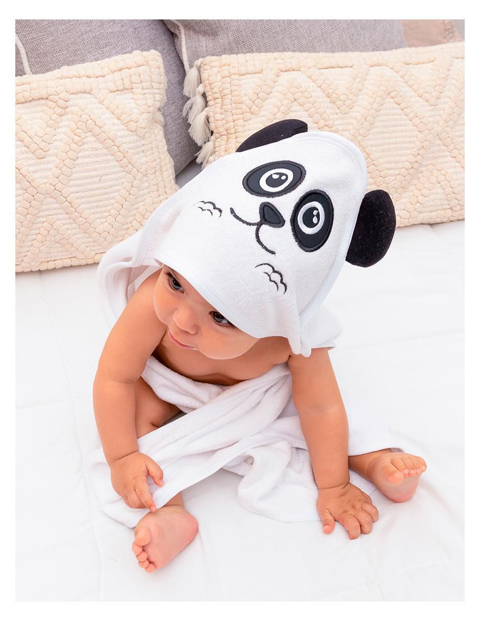 Toalla con gorro babies and kiddies toalla 3d animalitos sin licencia "de" algodón y poliéster