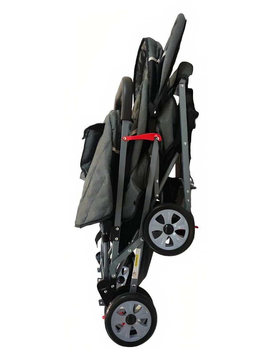 Carriola doble Gemelar plegable 6